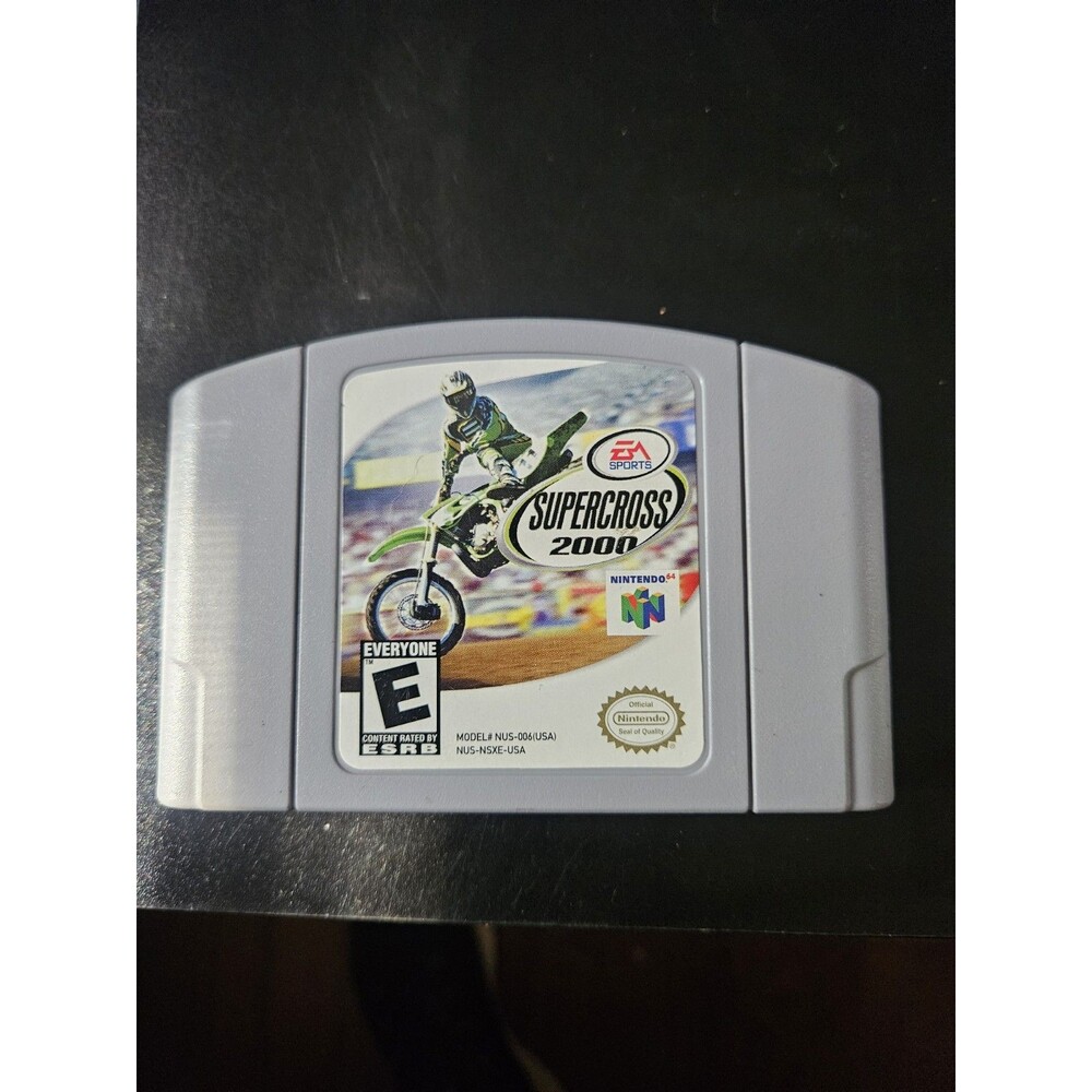Supercross 2000 (Nintendo 64 N64, 1999) FAST SHIPPING!!!